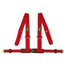 OMP 4M Off Road Harness (Red)