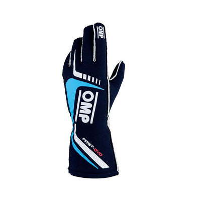 OMP First EVO Gloves - Blue