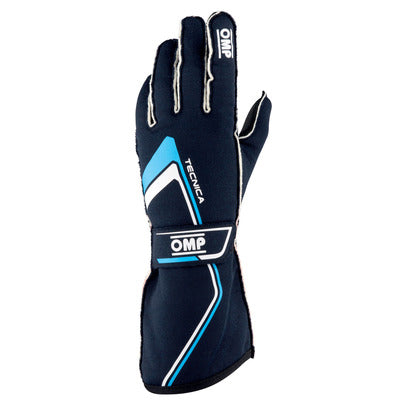 OMP Tecnica Gloves - Blue/Cyan