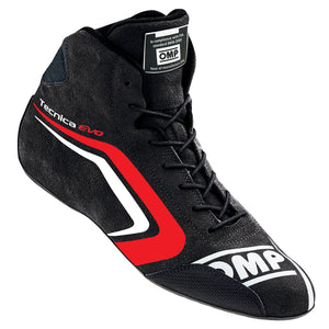 OMP Tecnica Evo Driving Shoes - Black/Red