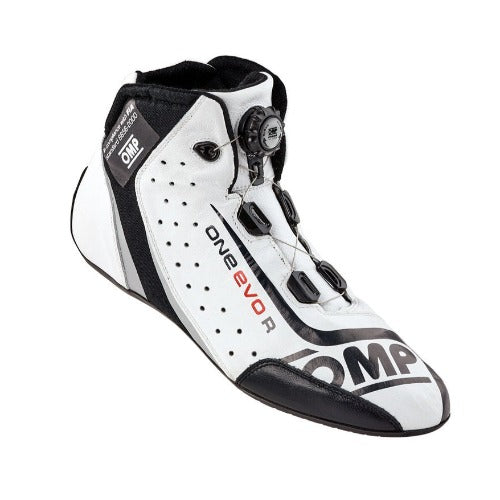 OMP Racing One Evo R Driving Shoes - White