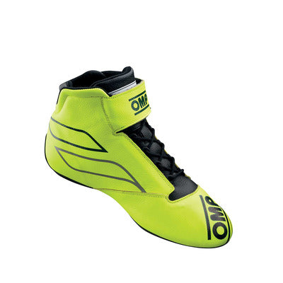 OMP One-S Driving Shoe - Yellow (inside view)