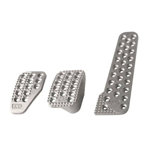 OMP AO/1010 Aluminum Pedal Pad Set with Long Gas Pedal