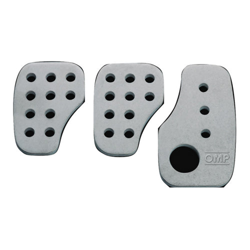 OMP Smooth Aluminum Pedal Pad Set