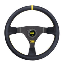 OMP WRC Steering Wheel - Black/Yellow OD1980N