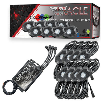 Oracle Lighting Bluetooth LED Underbody Rock Light Kit ColorSHIFT 8 Pc