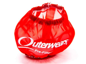 Outerwears 3" Breather w/Shield Red 10-1018-03