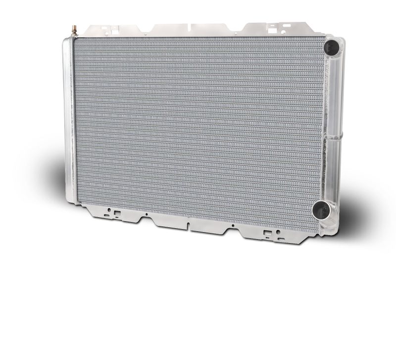 AFCO Racing Aluminum Radiator Circle Track 31 In Double Pass Chevy 1.5 In Inlet 80120N