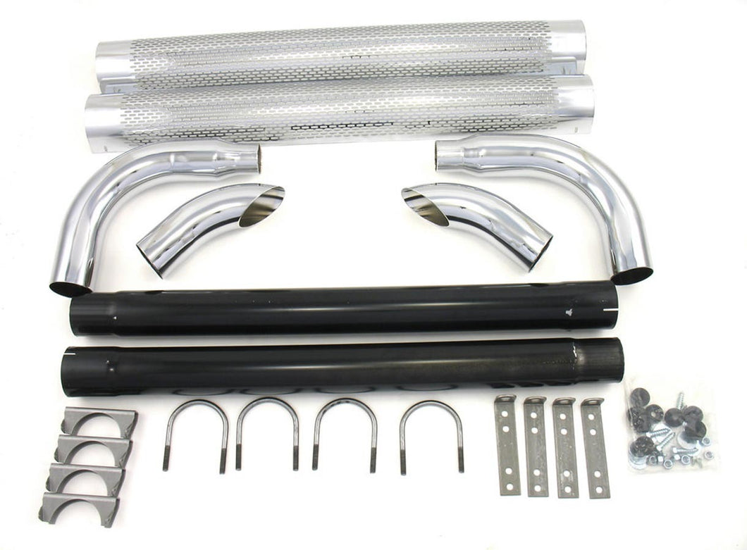 Patriot Exhaust Chrome Side Pipes - 50