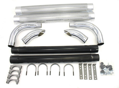 Patriot Exhaust Chrome Side Pipes - 70