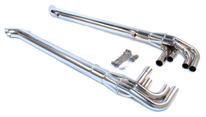 Patriot Exhaust Chrome Lake Pipes - 63" H1165