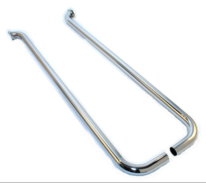 Patriot Exhaust Lake Pipes - 1 Outlet  80" Long H1283