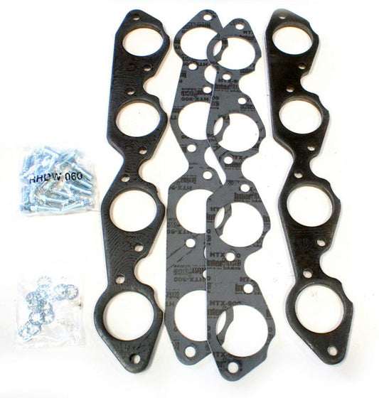 Patriot Exhaust BBC Header Flange Kit 2-1/8" Round Port H7886