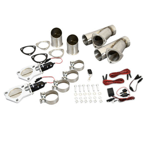 Patriot Exhaust Electric Cut-Out Dual System w/Remote 3" PEC300K