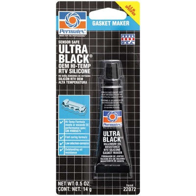 Permatex Ultra Black Maximum Oil Resistance RTV Silicone Gasket Maker