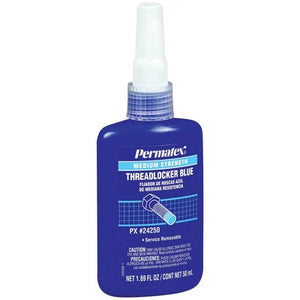 Permatex Medium Strength Threadlocker Blue - 50 ml Bottle