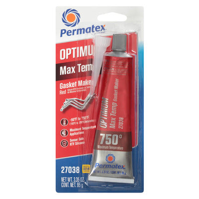 Permatex Optimum Red Max Temperature 27038 - 3.35 oz Tube