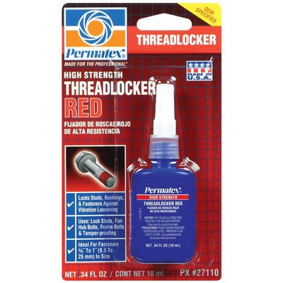 Permatex High-Strength Red Threadlocker