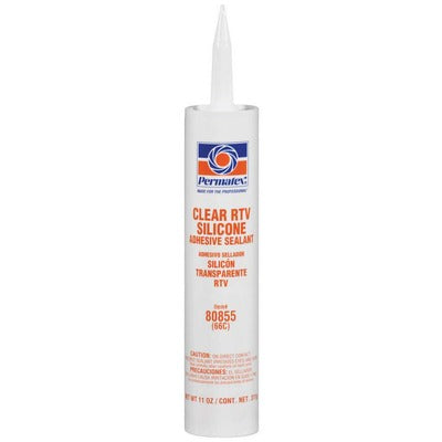 Permatex Clear RTV Silicone Adhesive Sealant