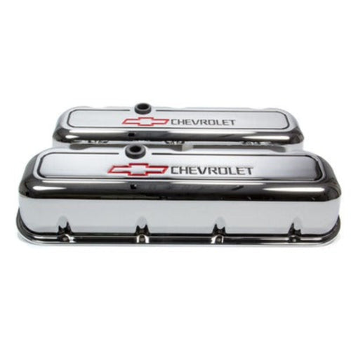 Big Block Chevy (BBC) Chrome Die Cast Valve Covers - Tall w/Baffle