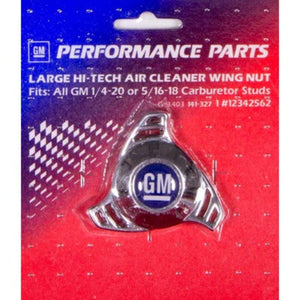 Air Cleaner Center Nut- Large Hi Tech GM Logo