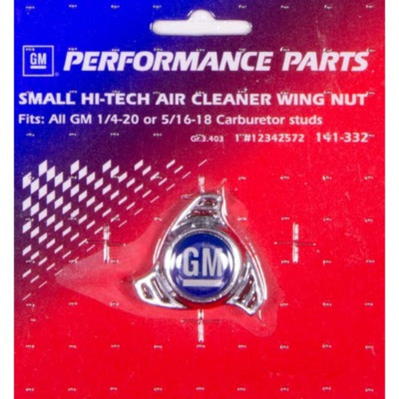 Air Cleaner Center Nut- Small Hi Tech GM Logo