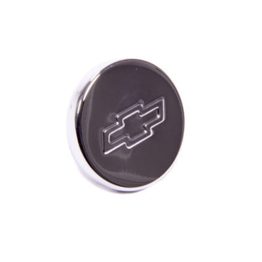 Chrome Bowtie Push In Oil Fill Cap