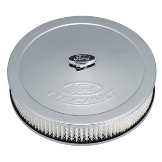 Ford Racing Air Cleaner Kit Chrome Raised Logo