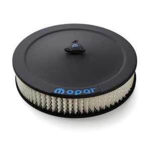 14in Air Cleaner Blue MO PAR Emblem Black Crinkle