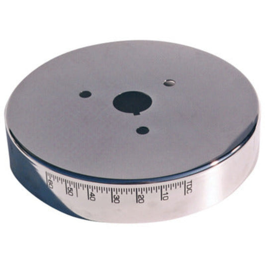 Chrome 8in Harmonic Balancer Cover