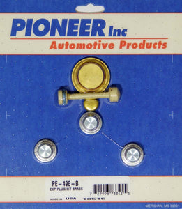 Pioneer Chevy LS Freeze Plug Kit Brass PE-496-B