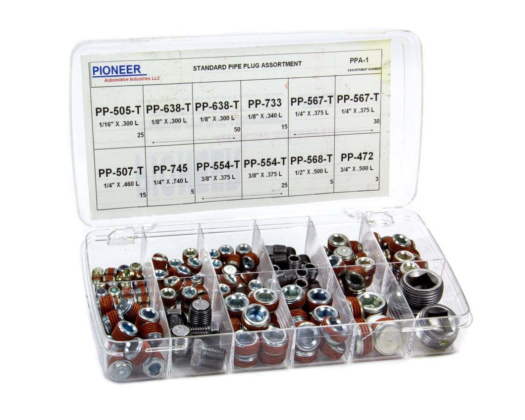 Pioneer Pipe Plug Assortment Kit Standard PPA-1