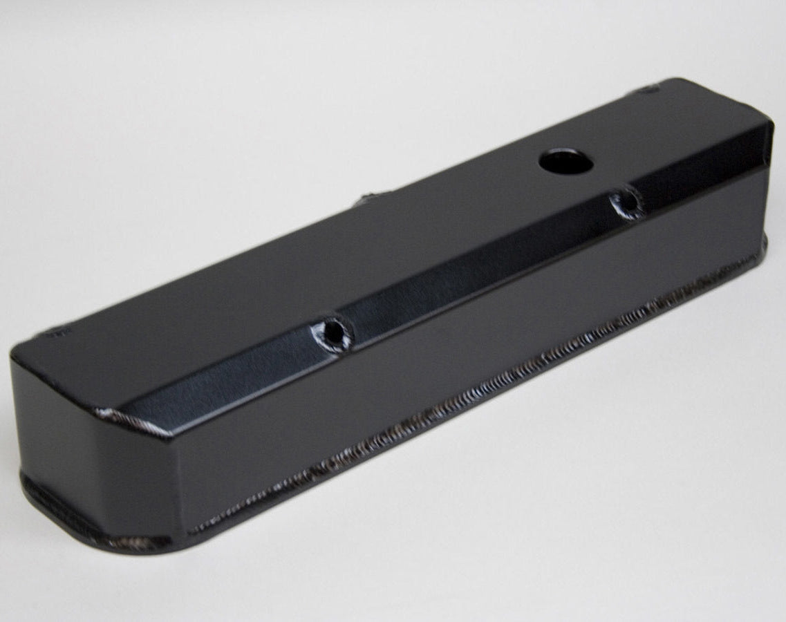 PRW Billet Rail Valve Covers - SBM Black 4031807