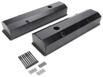 PRW Billet Rail Valve Covers - SBC Tall Black 4035007