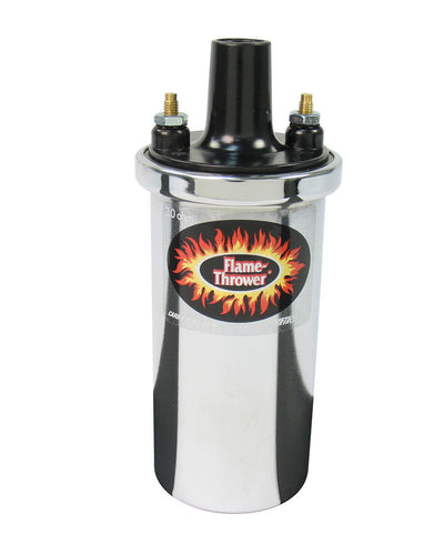 PerTronix Flame-Thrower Coil - Chrome Oil Filled 3 ohm 40501