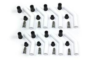 PerTronix Ceramic Spark Plug Boot Kit 45-Degree (8pk White) 8503HT-8
