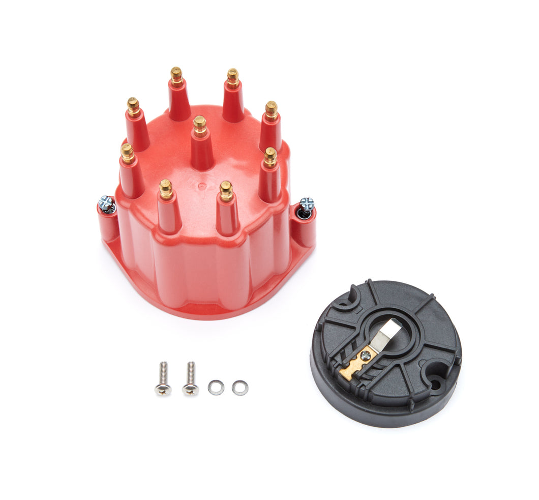 PerTronix Distributor Cap & Rotor Kit - Red w/Male Tower D600711