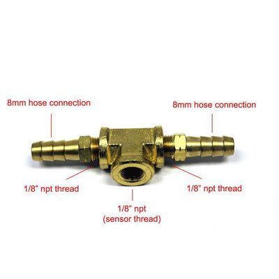 Prosport Fuel Pressure Sender T-Fitting Adaptor