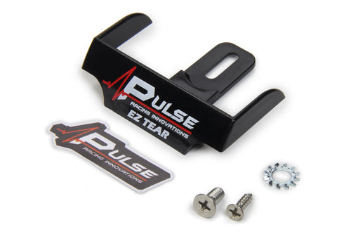 Pulse Racing EZ Tear Shield Mounted Black EZTS101BK
