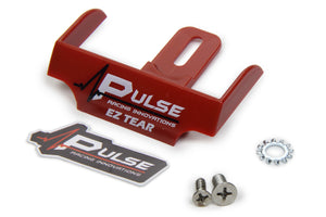 Pulse Racing EZ Tear Shield Mounted Red EZTS101R