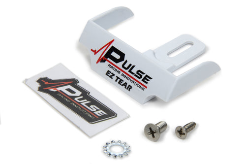 Pulse Racing EZ Tear Shield Mounted White EZTS101W