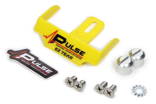 Pulse Racing EZ Tear Yellow w/Silver Tear Off Post EZTS102YLP