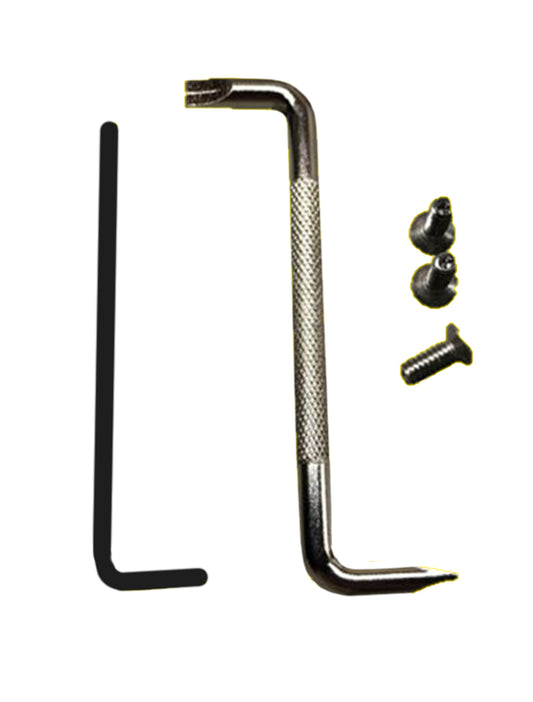 Pulse Racing Tear Off Post Black Lockdown Parts Kit LTP001TK