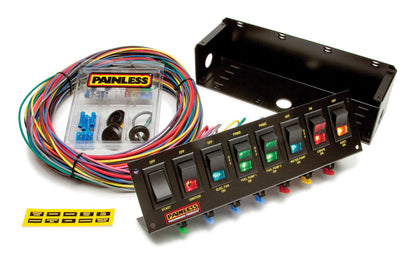 Painless Performance 8 Switch Panel w/Harness 50303