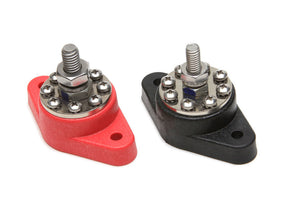 Painless Performance 8-Point Distribution Blocks (Red & Black) 80116