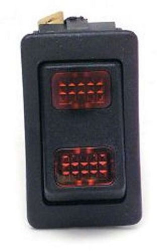 Painless Performance Rocker Switch Red 80403