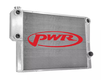 PWR Radiator 19 x 28 Double Pass w/Exchanger Open 905-28191