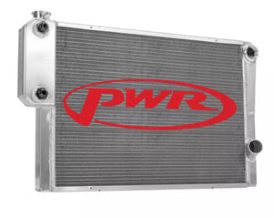 PWR Radiator 19 x 30 Double Pass w/Exchanger Open 905-30191