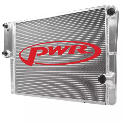 PWR Radiator 19 x 28 Double Pass w/Exchanger Closed 906-28191