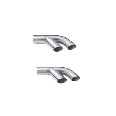 Pypes Exhaust Tip Slip Fit 3in to Dual 3in EVT13